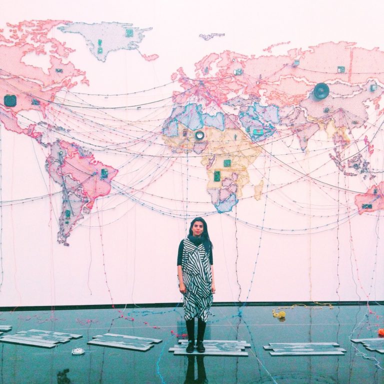 Reena Kallat's 'Woven Chronicle' questions what borders mean in an interconnected world